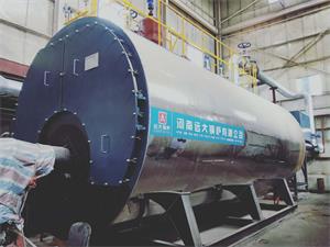 陜西某物業公司供暖用20噸燃氣熱水鍋爐