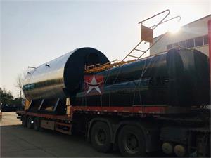 管樁廠用10噸燃氣蒸汽鍋爐發往廣東肇慶